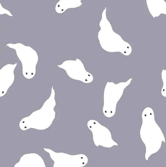 Family Fabrics - Ghosts Blue