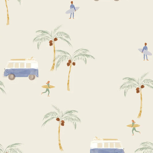 Family Fabrics - Let's Go Surfing Medium