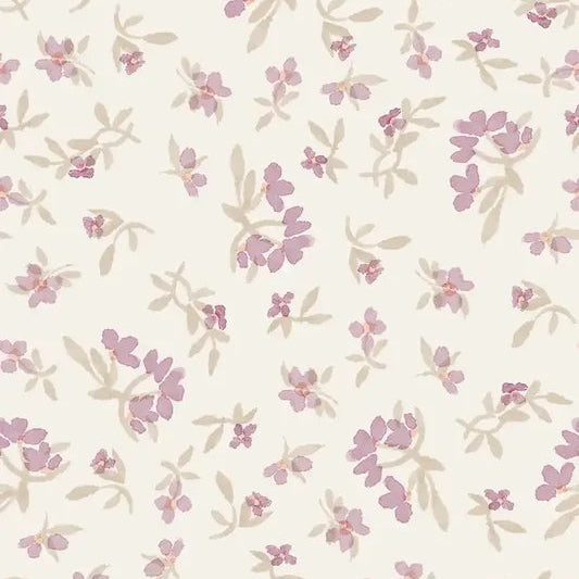 Family Fabrics -  Jolie Fleur Lilac