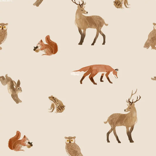 Family Fabrics - Autumn Animals