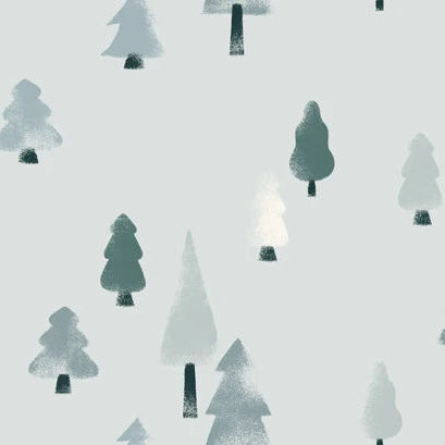 Family Fabrics - Winter Forest Blue
