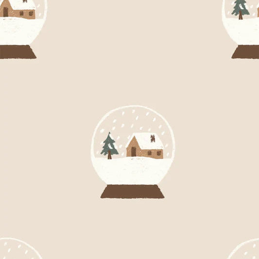 Family Fabrics - Snow Globe Beige