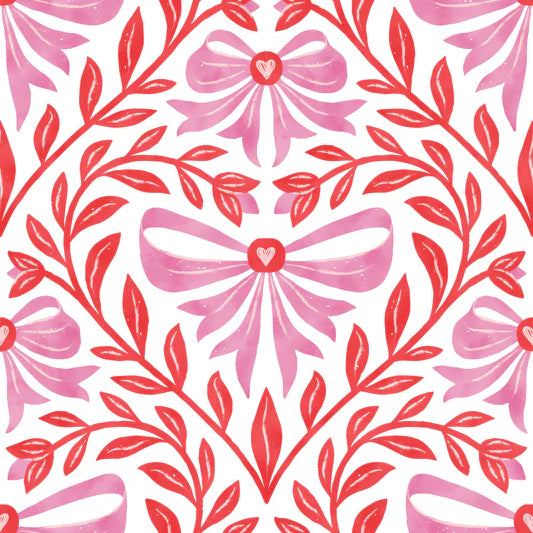 Family Fabrics - Bow Heart