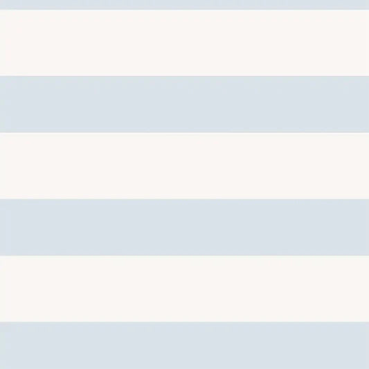 Family Fabrics - Eva Catharina - Big Stripes Ice blue