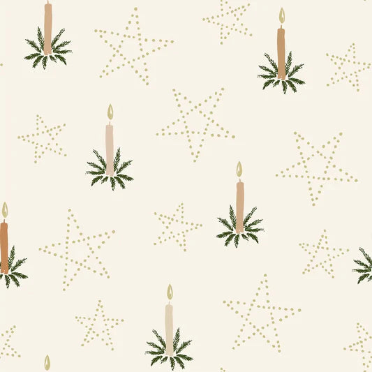 Family Fabrics - Eva Catharina - Christmas Candles