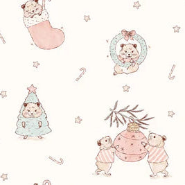 Family Fabrics - Eva Catharina - Christmas Hamster