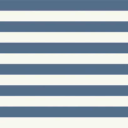Family Fabrics - Hufton Studio - Beach Day Classic Stripe Deep Moonlight Blue
