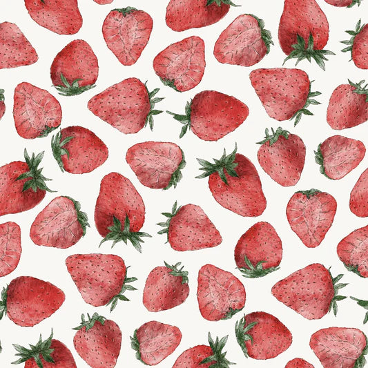 Family Fabrics -  Marcha Joan - Sweet Strawberry