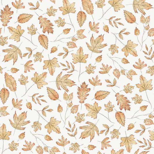 Family Fabrics -  Marcha Joan - Autumn Leaves Alicia Bigger
