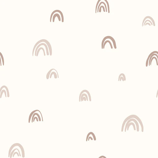 Family Fabrics -  Brush & Bear - Minimal Rainbow