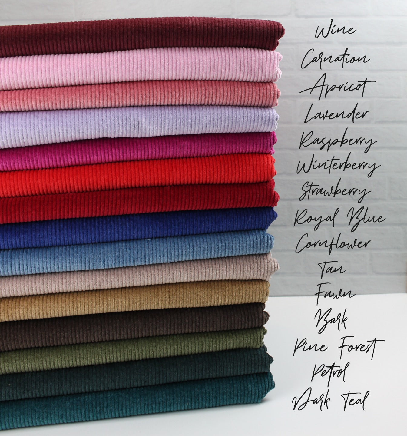 3.5+ yd Cotton Stretch Corduroy - European Import