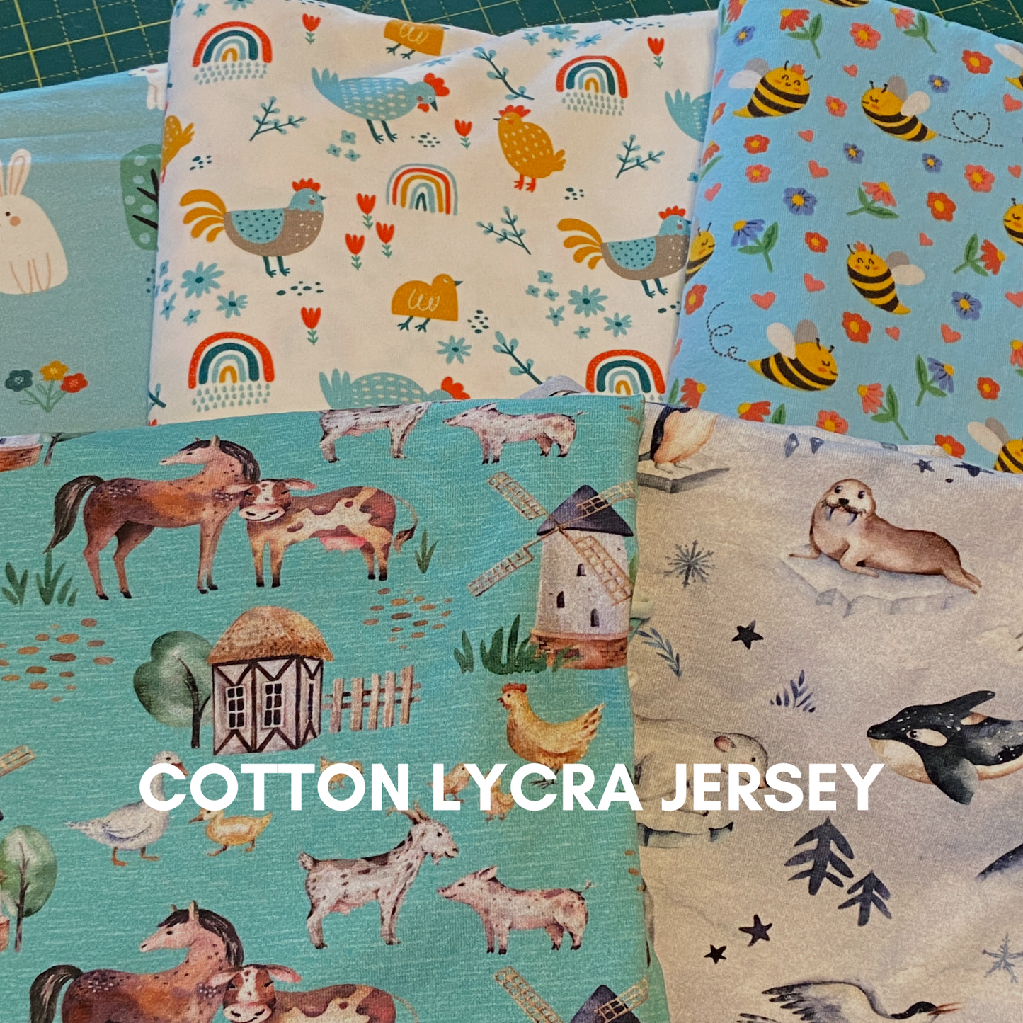 Bundle 15 - Reactive-printed, Family Fabrics, and European-Printed Bundle - 15 yds