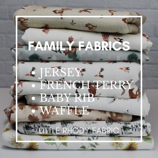 Family Fabrics Preorder - Orders Placed Twice Monthly on the 1st and 15th