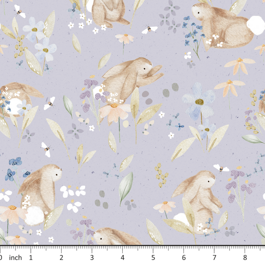 Lumelo and Ginger - Floof - on Lavender - Bunny
