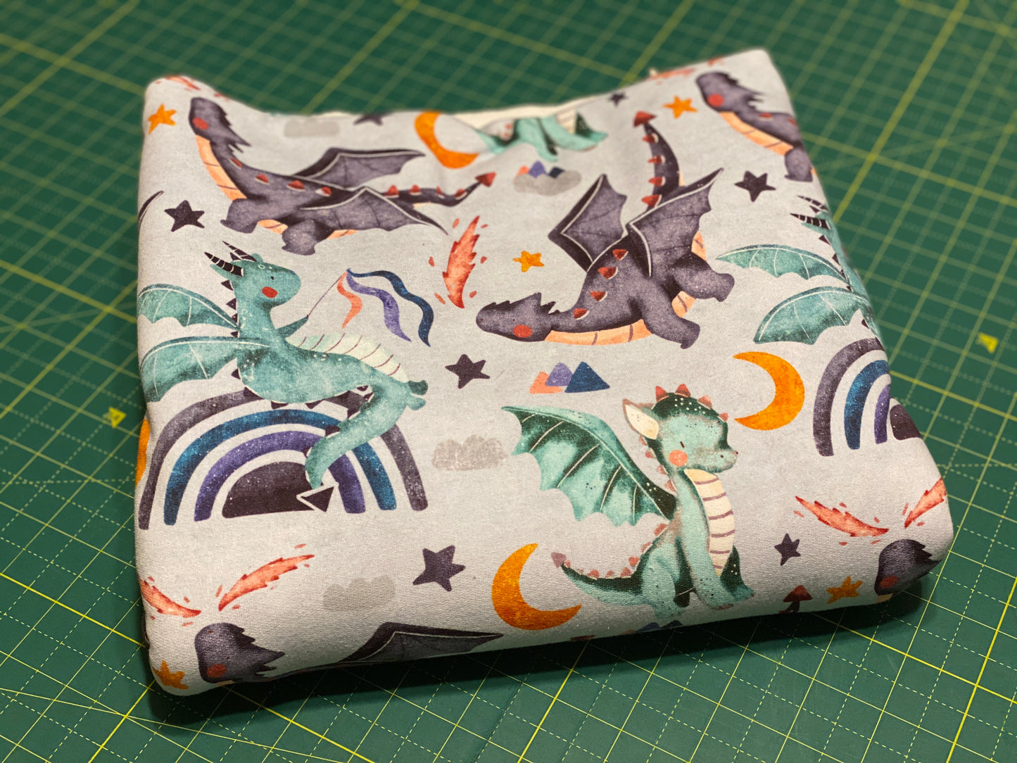 Dragons on Blue Stonewash