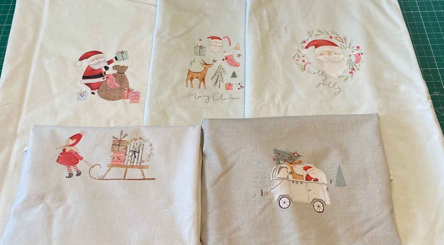 5 Panel Sets - Lumelo and Ginger Christmas Themed - Jersey - Bundle II