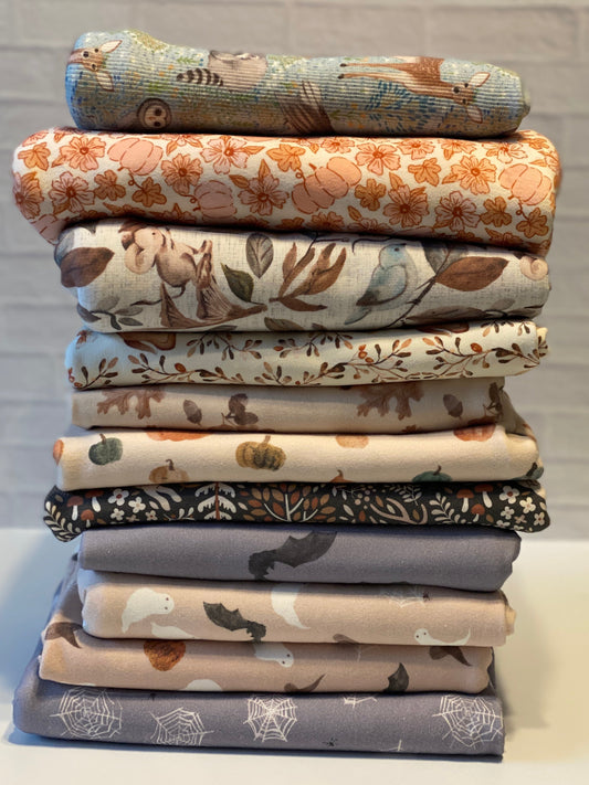 Bundle 8 -  8+ yds Family Fabrics Bundle - Autumn Themed