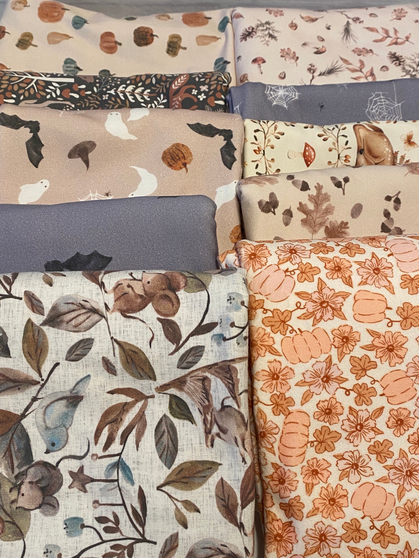 Bundle 9 -  9.5 yds Family Fabrics Bundle - Autumn Themed