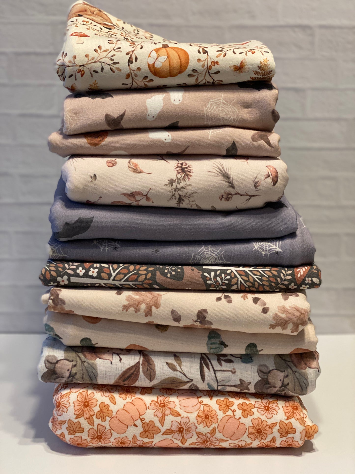 Bundle 9 -  9.5 yds Family Fabrics Bundle - Autumn Themed