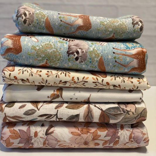 Bundle 11 -  5.5+ yds Family Fabrics Bundle - Autumn Themed