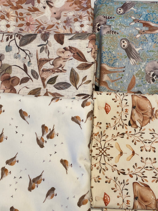Bundle 11 -  5.5+ yds Family Fabrics Bundle - Autumn Themed
