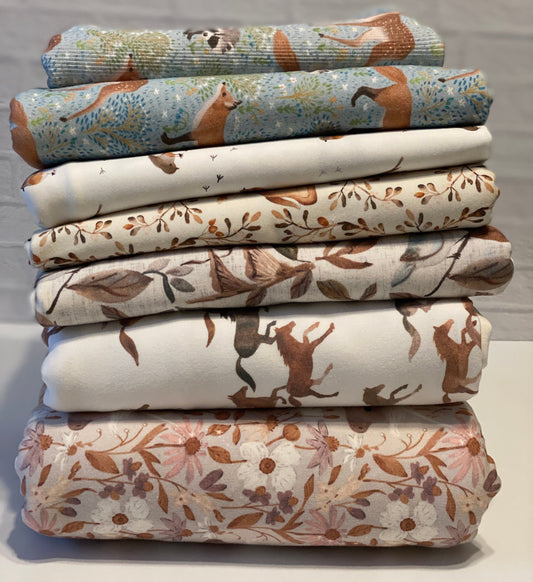 Bundle 12 -  7.5 yds Family Fabrics Bundle - Autumn Themed