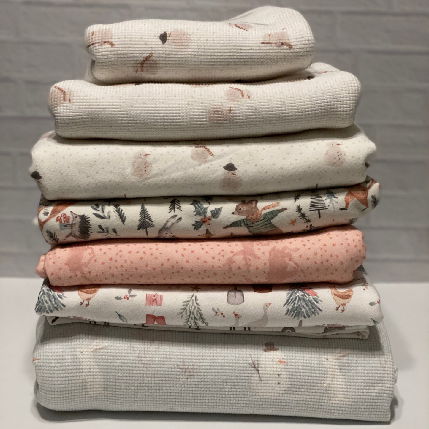 Bundle 13 -  7.5+ yds Family Fabrics Bundle - Winter Themed