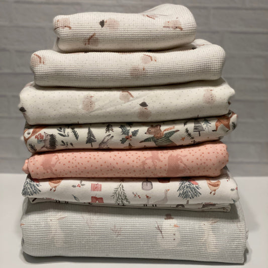 Bundle 13 -  7.5+ yds Family Fabrics Bundle - Winter Themed