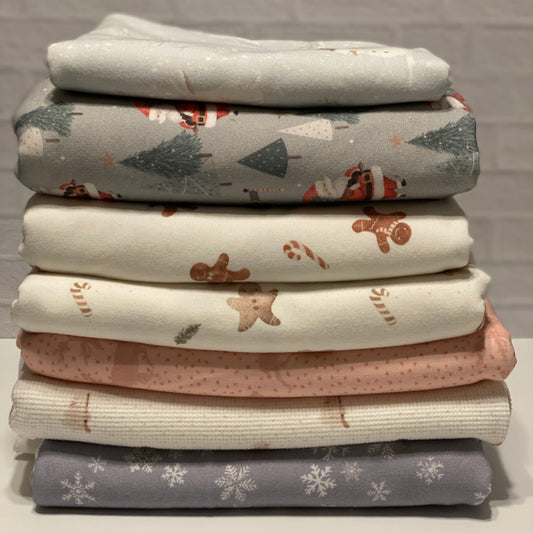 Bundle 14 -  6.5+ yds Family Fabrics Bundle - Winter Themed