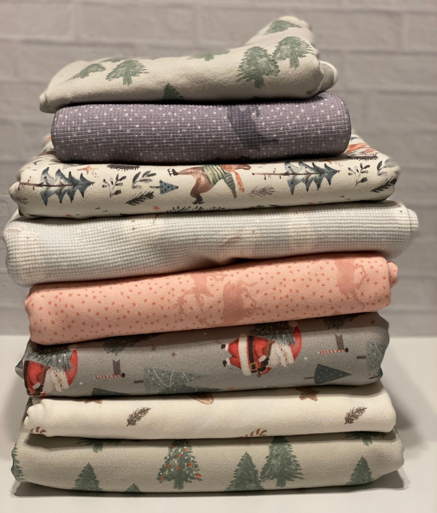 Bundle 15 -  6.5+ yds Family Fabrics Bundle - Winter Themed