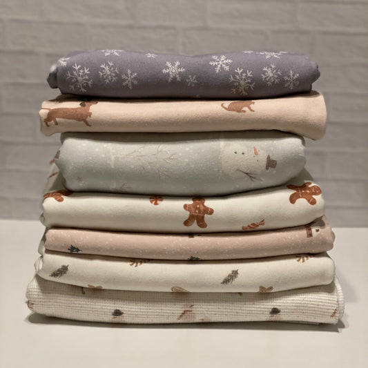 Bundle 18 -  6+ yds Family Fabrics Bundle - Winter Themed