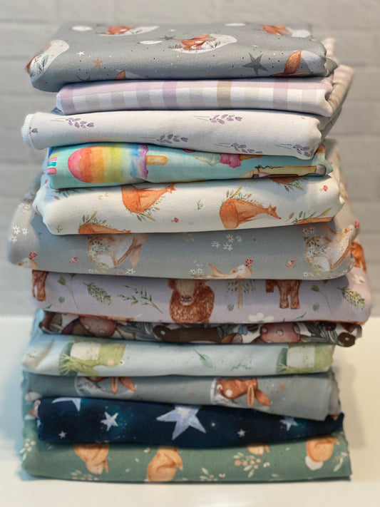 Bundle 10 - Reactive-printed Bundle - 9.5+ yds