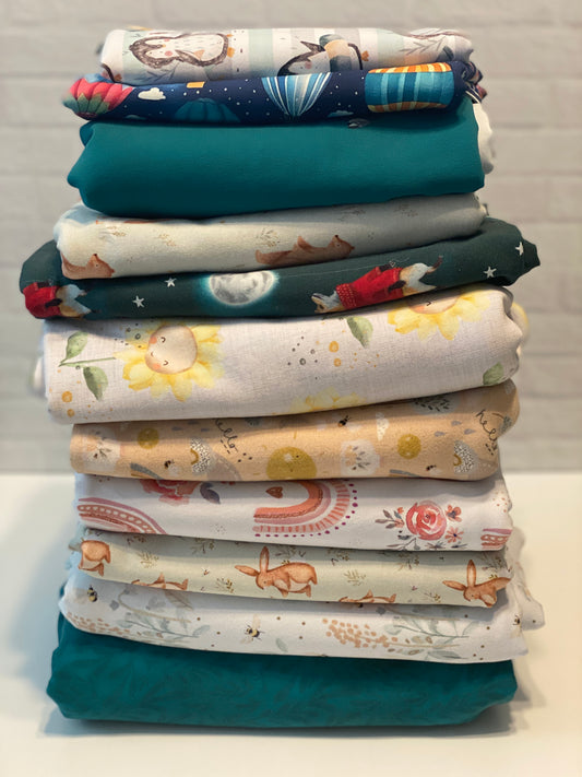 Bundle 13 - Reactive-printed Bundle - 9.5+ yds