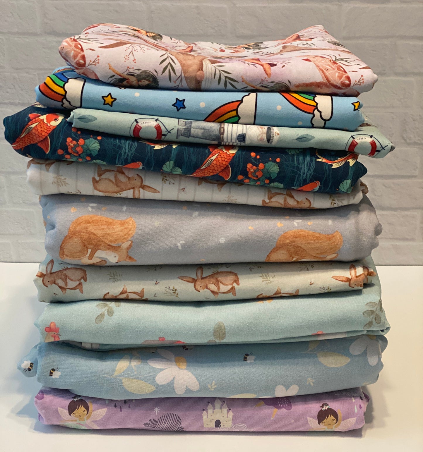 Bundle 14 - Reactive-printed Bundle - 9.5 yds
