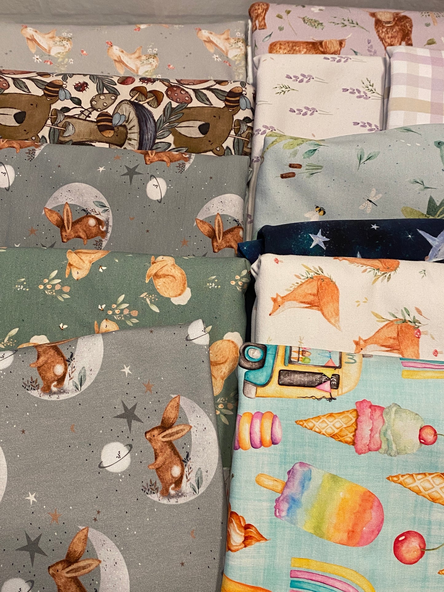 Bundle 10 - Reactive-printed Bundle - 9.5+ yds