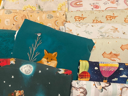 Bundle 13 - Reactive-printed Bundle - 9.5+ yds
