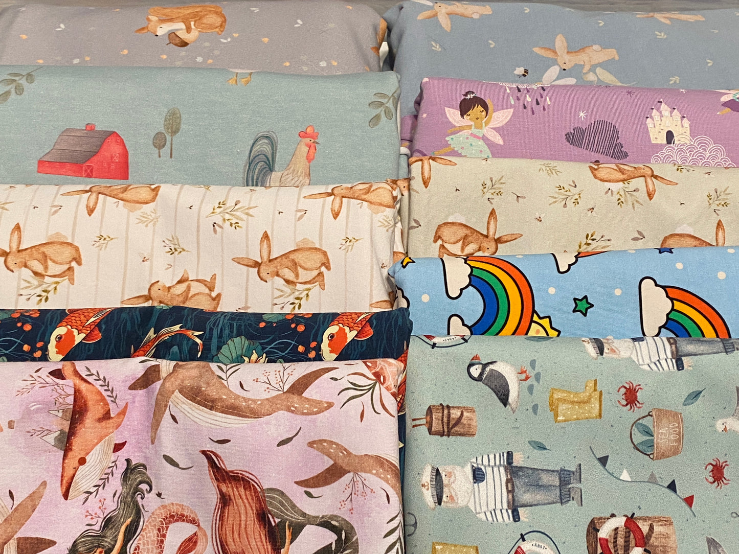 Bundle 14 - Reactive-printed Bundle - 9.5 yds
