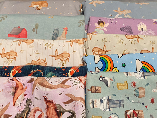 Bundle 14 - Reactive-printed Bundle - 9.5 yds
