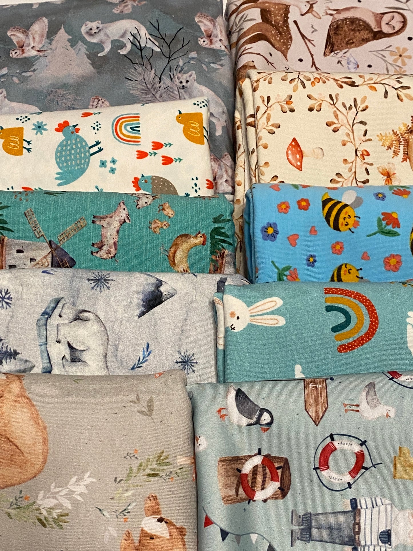 Bundle 15 - Reactive-printed, Family Fabrics, and European-Printed Bundle - 15 yds