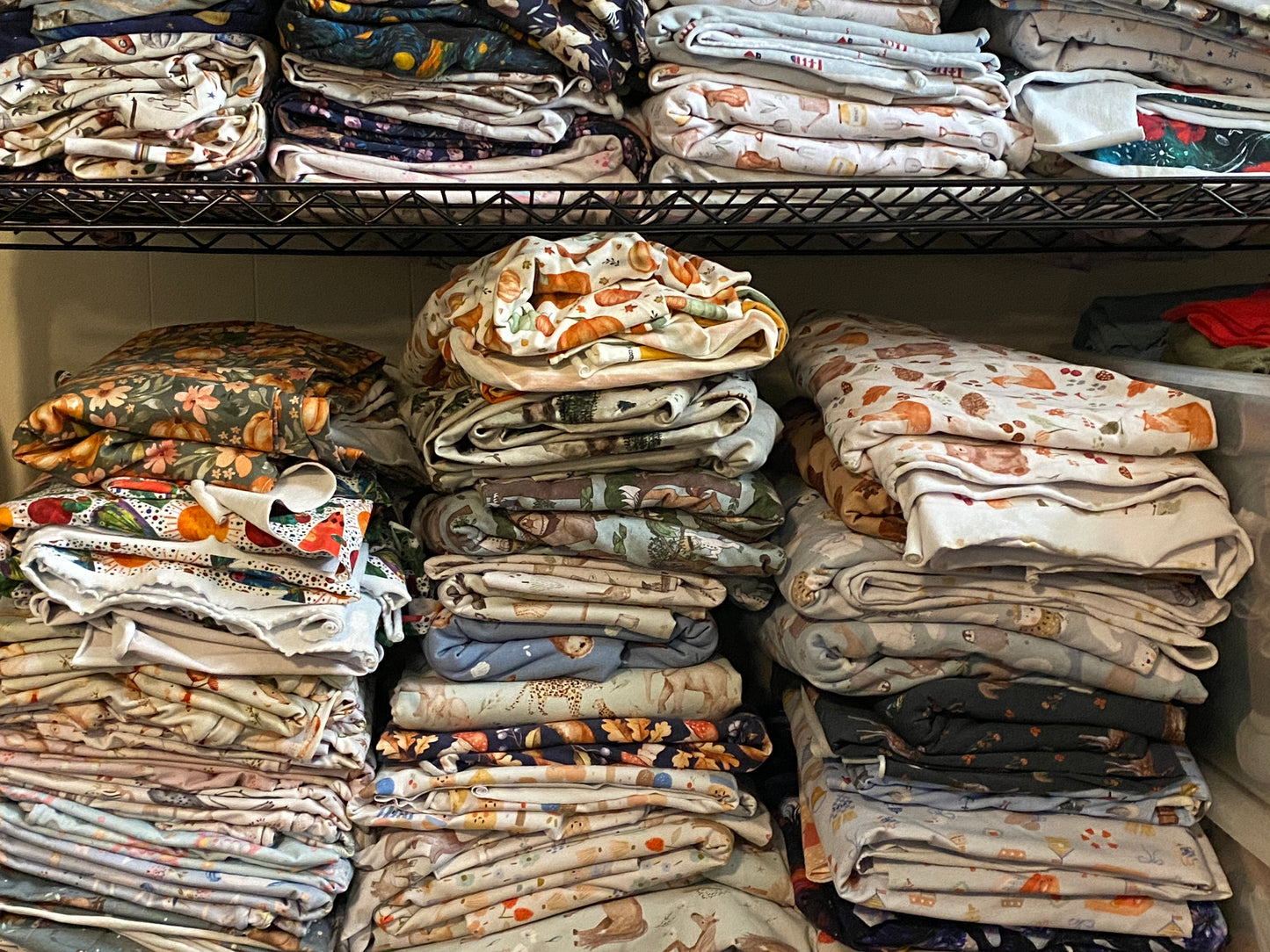Sold out! 10 yard Fabric Bundle - Prints and Solids Bundle - European-Solids and Reactive-printed Prints