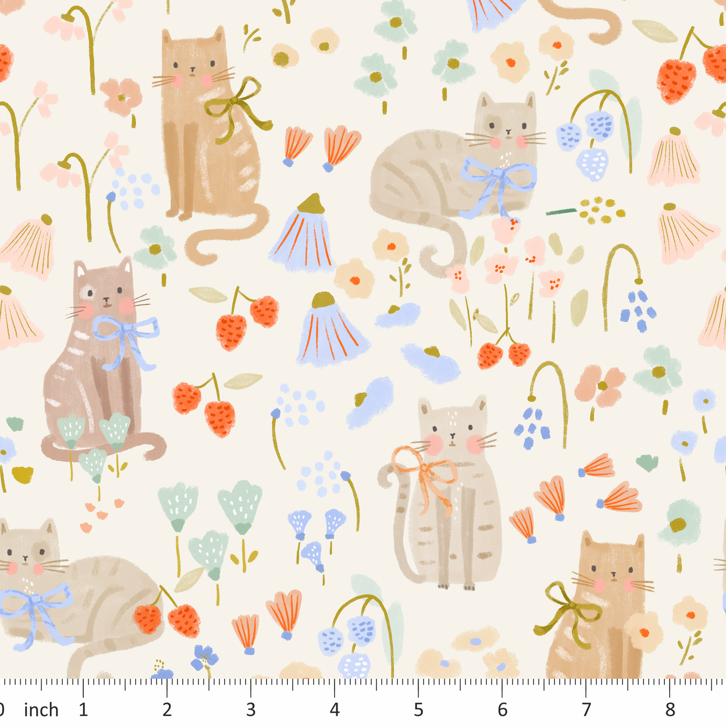 Lumelo and Ginger - Mr. Bud - Cats - Kittens - Garden - Floral