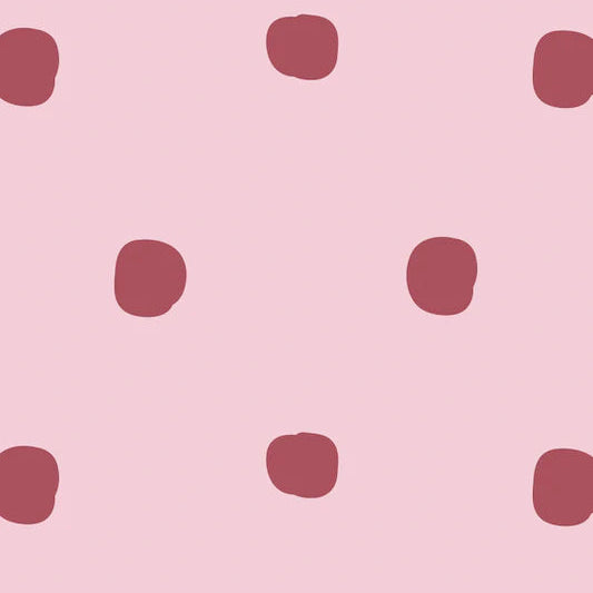 Family Fabrics - Pink Dots
