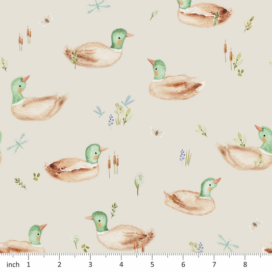 Lumelo and Ginger - Ando - Mallard Ducks - on Matter Pearl