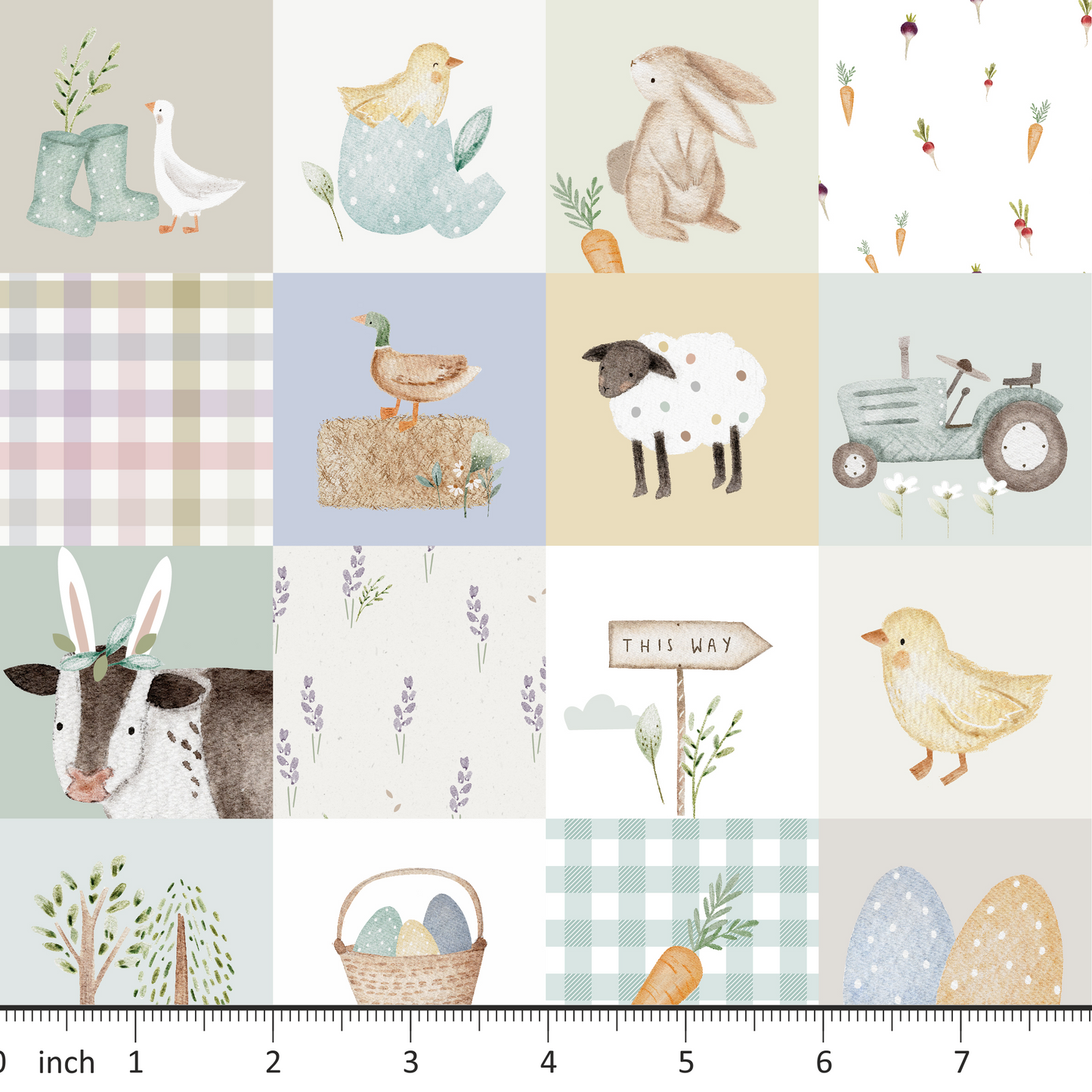 Lumelo and Ginger - April's Spring Quilt
