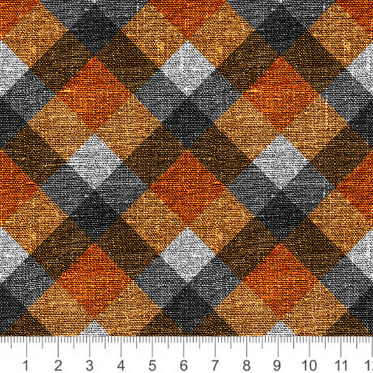 Autumn Plaid Orange Rust