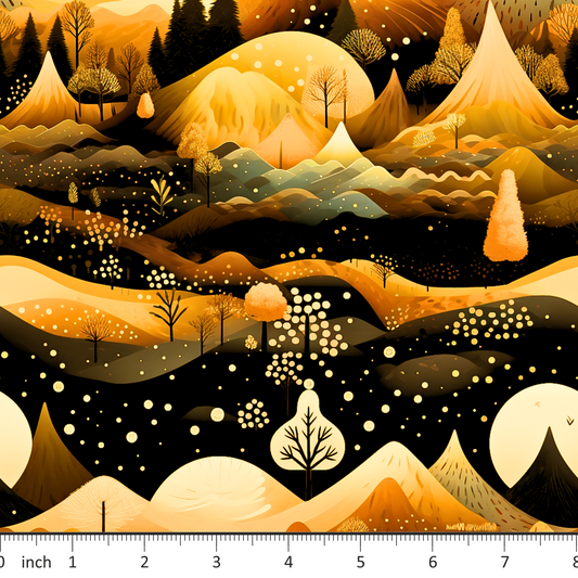 Black and Yellow Mountain