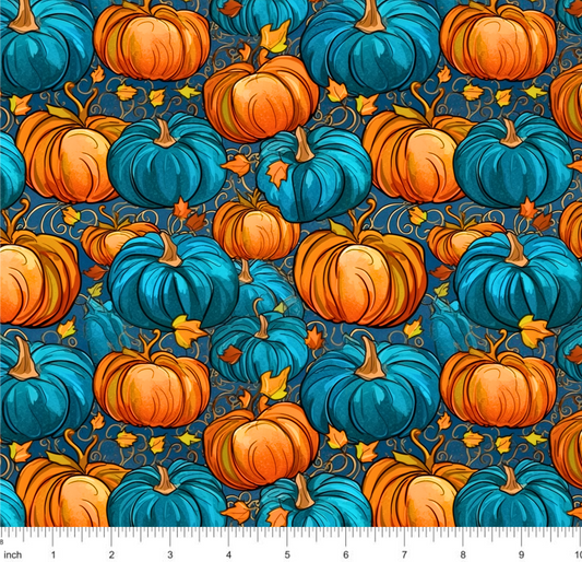 Bonnie's Boujee Designs - Blue Pumpkins