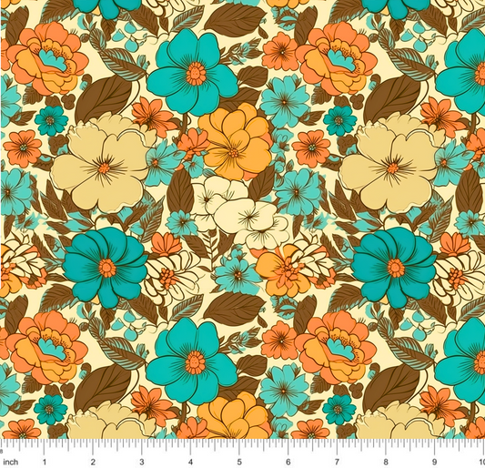 Bonnie's Boujee Designs - Blue Vintage Floral