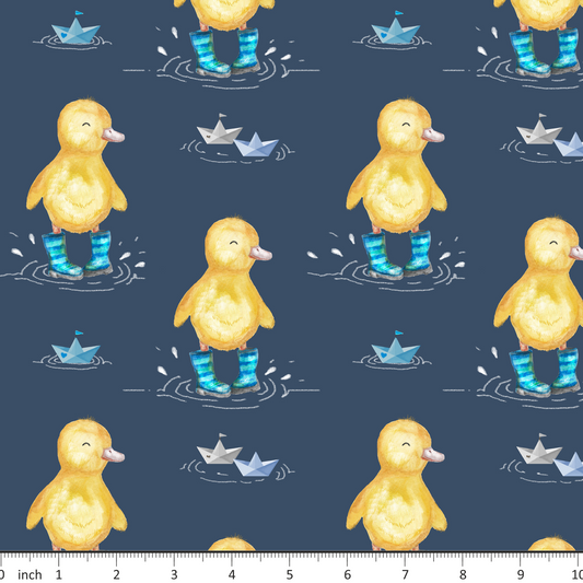 Tatra Cottage - Buddy Duck -Wellies on Blue