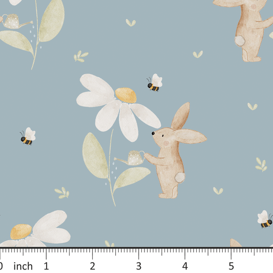 Hej Hanni - Spring Flowers and Bunny